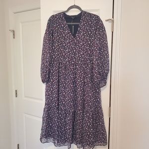 Madewell Floral Midi Dress NWT